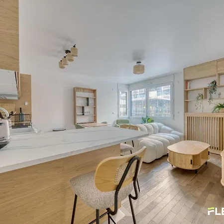 Apartmán Spacious And Bright T2 Near The Seine & Metro 14